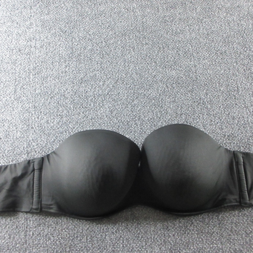 Cacique Boost Multi-Way Strapless Bra Womens 42DD Black Push Up Padded Underwire